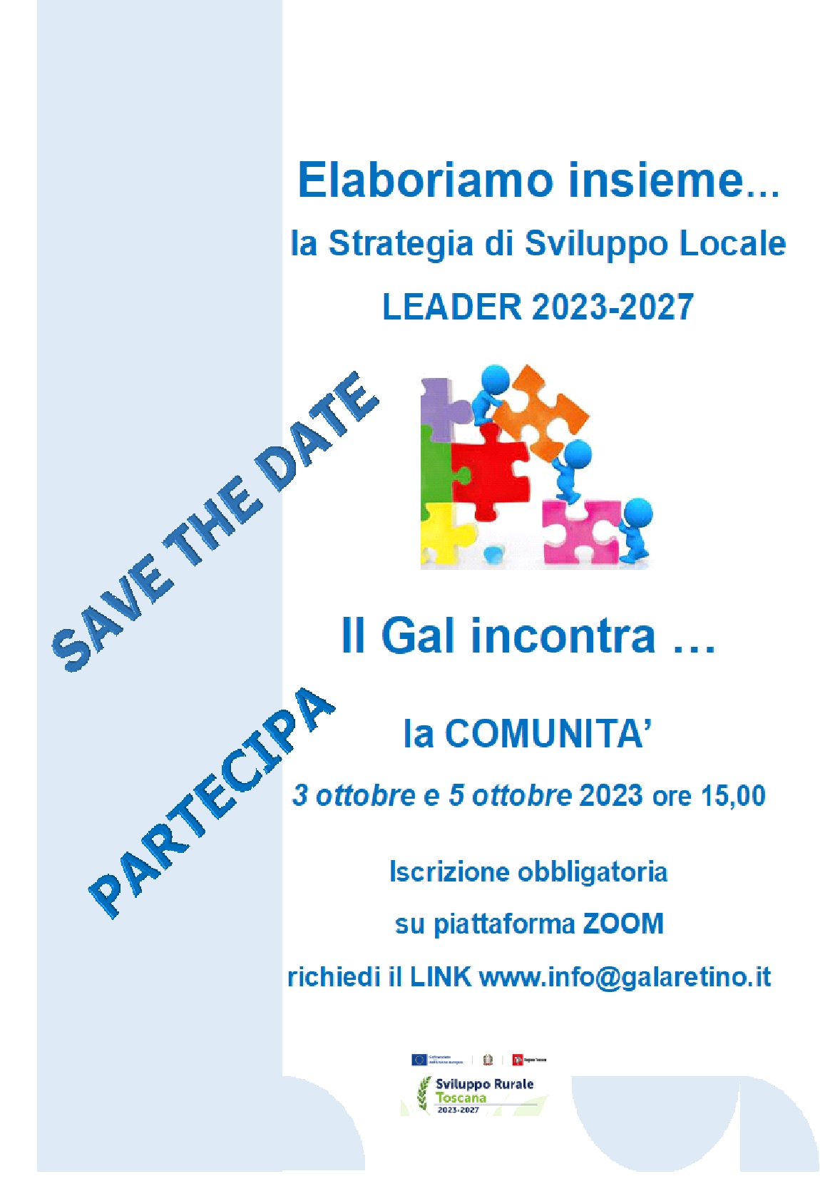 evento 3 e 5 ottobre